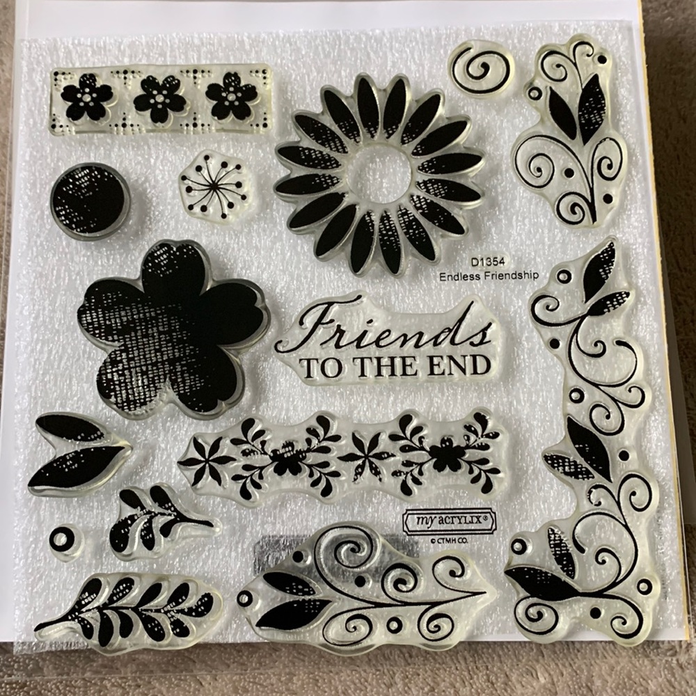 Endless Friendship stamps D1354